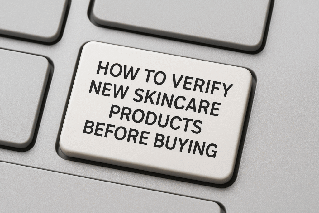 How to Verify New Skincare Products Before Buying