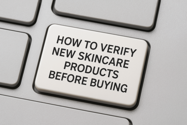 How to Verify New Skincare Products Before Buying